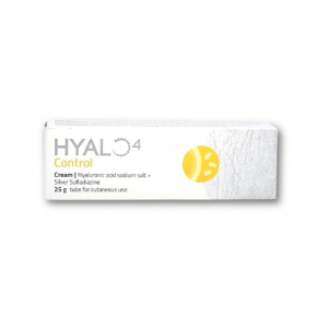 HYALO 4 CONTROL CREAM ( SODIUM HYALURONATE + SILVER SULFADIAZINE ) 25 GM